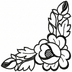 Flowers And Tree Embroidery Design 7 Flowers And Tree Embroidery Design 7